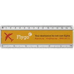 Règle en plastique Ellison 15 cm avec insertion de papier décoratif 