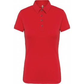Polo Jersey Manches Courtes Femme 