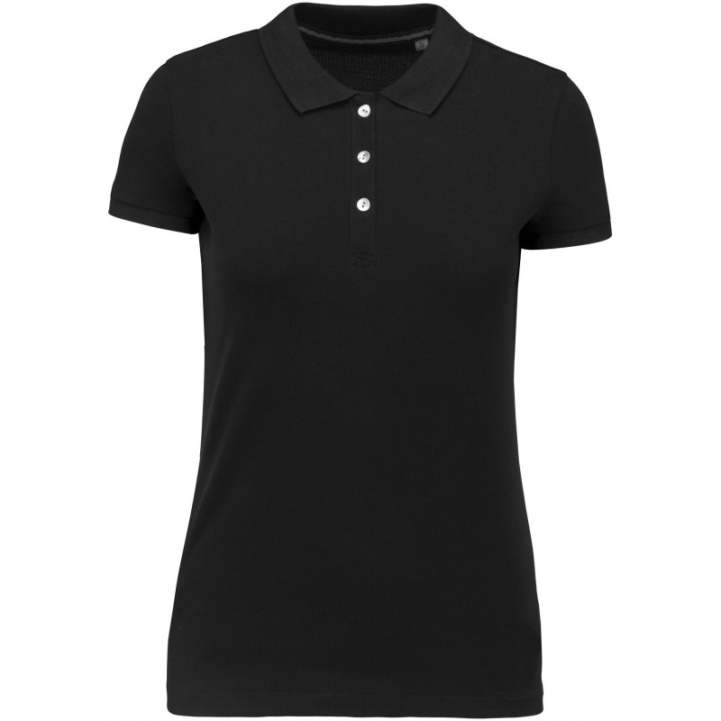 Polo Supima® Manches Courtes Femme 