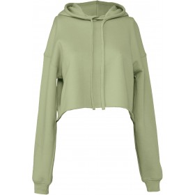 Sweat-Shirt Crop à Capuche Femme 