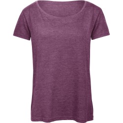 T-Shirt Triblend Col Rond Femme 