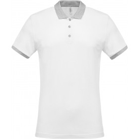 Polo Piqué Bicolore Homme 