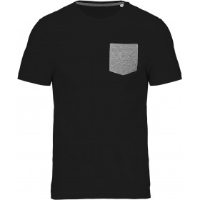 T-Shirt Coton Bio Avec Poche 