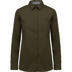 Chemise Coton Nevada Manches Longues Femme 