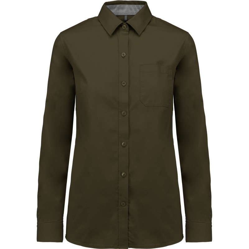 Chemise Coton Nevada Manches Longues Femme 