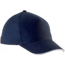 Casquette Enfant Avec Sandwich Contrasté - 5 Panneaux 