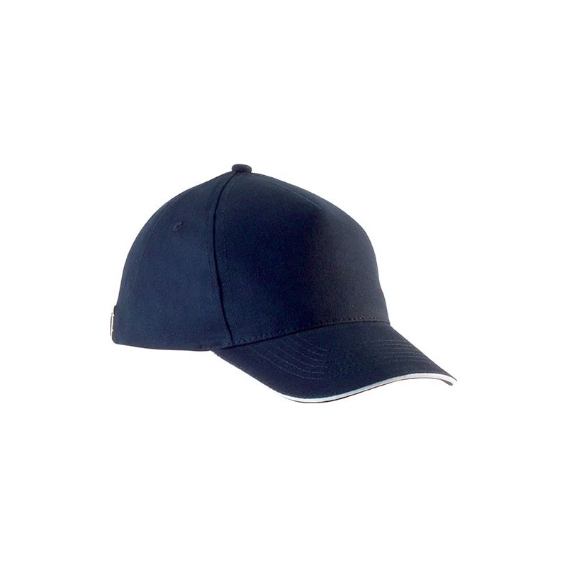 Casquette Enfant Avec Sandwich Contrasté - 5 Panneaux 