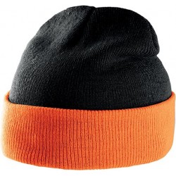 Bonnet Bicolore Avec Revers 