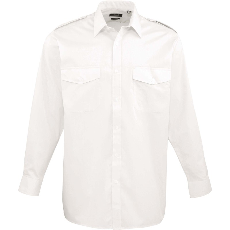 Chemise Homme Manches Longues Pilote 