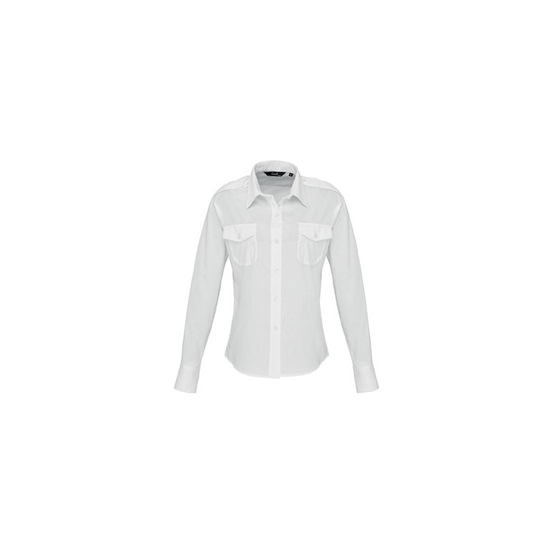 Chemise Femme Manches Longues Pilote 