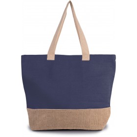 Sac De Shopping Fourre-Tout Esprit Rustique Patriot Blue / Naturel