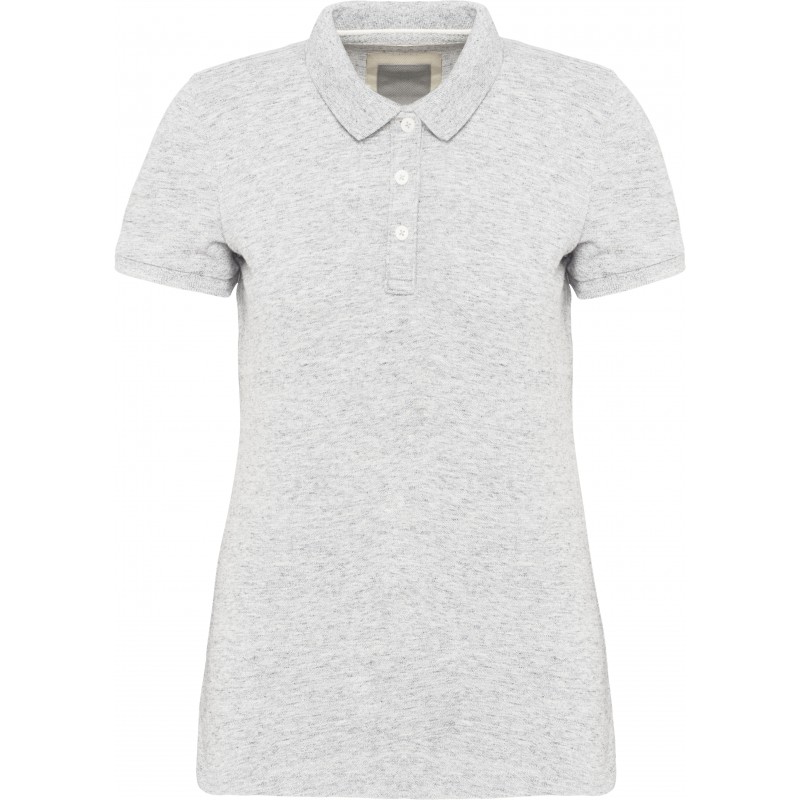 Polo Vintage Manches Courtes Femme 