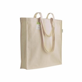 Sac shopping en coton organic, anses longueset souflet 