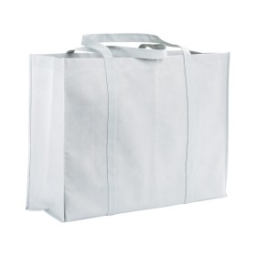 Shopper maxi avec soufflet en TNT 100 g/m2 cousu avec anses longues 