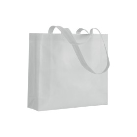 Shopper avec soufflet en TNT 80g/m2 thermosoudé, anses longues 