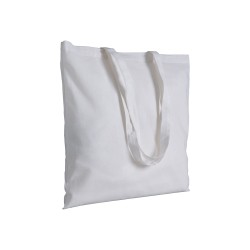 Shopper en coton 120 g/m, anses longues 