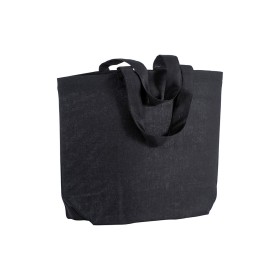 Shopper avec soufflet à la base en coton 120 g/m2, anses courtes 