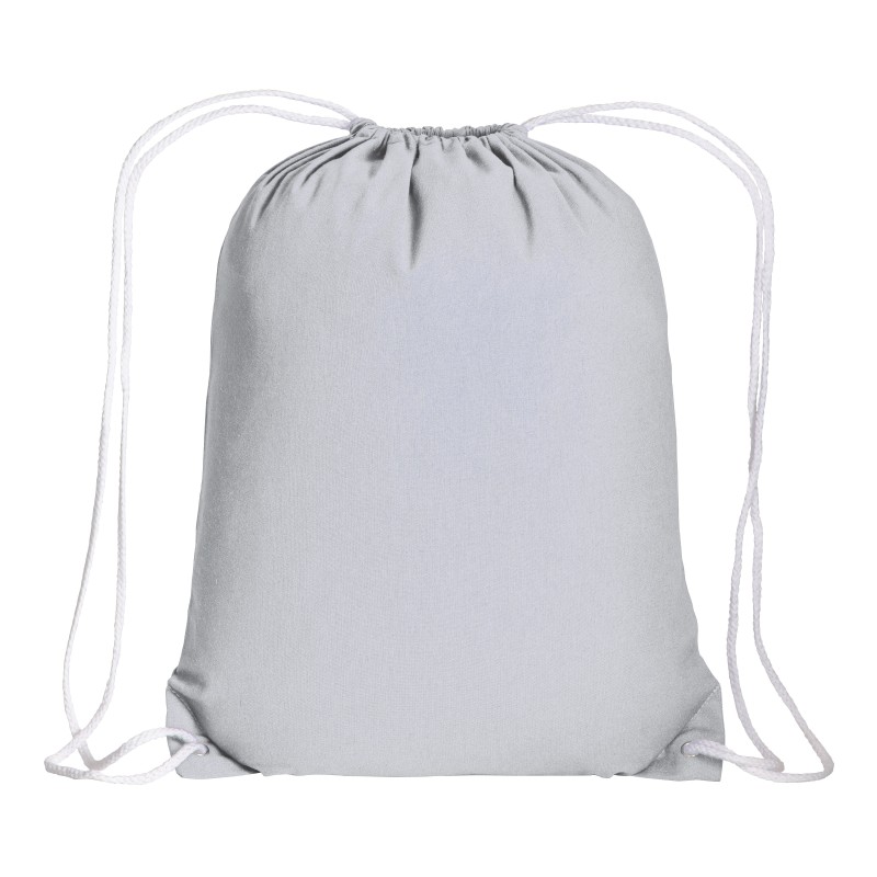 Sac à dos en coton 135 g/m2 avec fermeture réglable à cordon 