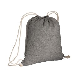 Sac à dos en coton recyclé effet mélange 