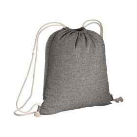 Sac à dos en coton recyclé effet mélange 