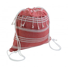 Sac à dos en coton 180 g/m2 avec fermeture réglable à cordon 