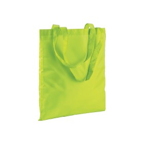 Shopper en polyester 210T couleurs fluo, anses longues 