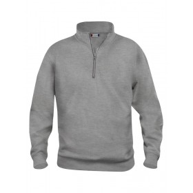 Sweatshirt Basic Half Zip Mixte