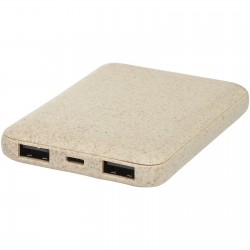 Batterie de secours Asama de 5 000 mAh en paille de blé 