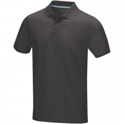 Polo Graphite bio GOTS manches courtes homme 