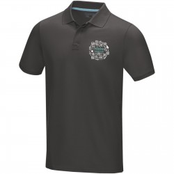 Polo Graphite bio GOTS manches courtes homme 