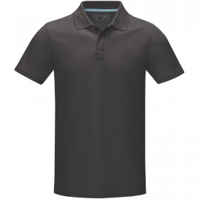 Polo Graphite bio GOTS manches courtes homme 