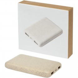 Batterie de secours Asama de 5 000 mAh en paille de blé 