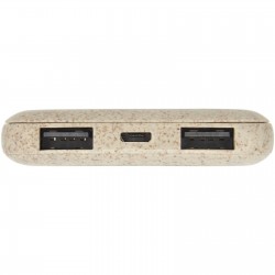 Batterie de secours Asama de 5 000 mAh en paille de blé 
