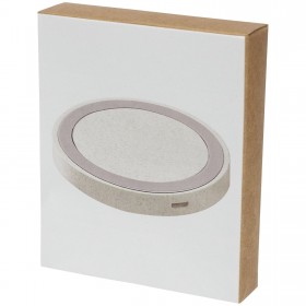 Tapis de charge à induction Naka de 5 W en paille de blé 