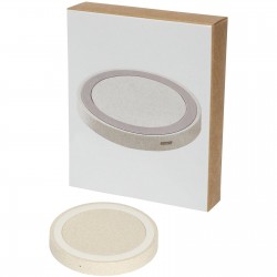 Tapis de charge à induction Naka de 5 W en paille de blé 