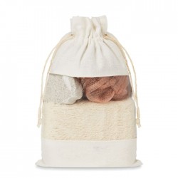 Set de bain pochette coton Cuida Set 