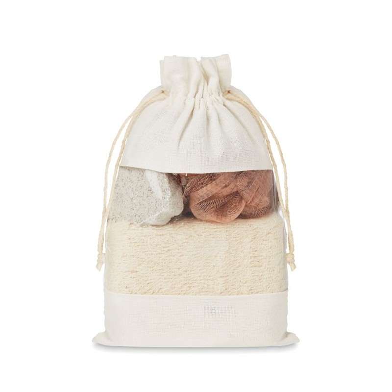 Set de bain pochette coton Cuida Set 