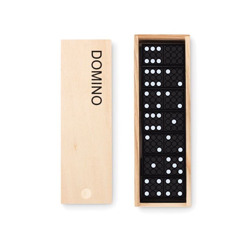 Jeu de domino dans une boite Domino 