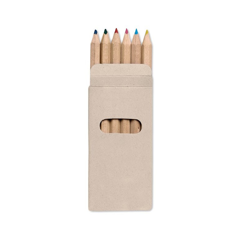 6 Crayons de couleur Abigail 