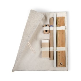 Set d'écriture,pochette coton Ecoset 