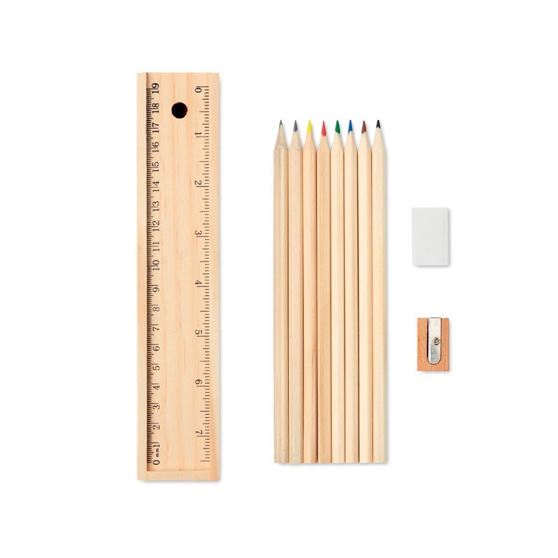 Set de 12 crayons en bois Todo Set 