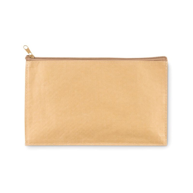 Trousse en papier tissé Flat CaseCouleur:Beige