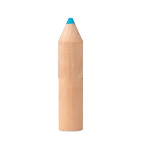 6 crayons dans un étui en bois Petit Coloret 