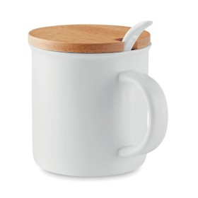 Mug porcelaine avec cuillère Kenya 