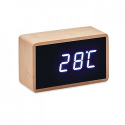 Réveil LED boîtier en bambou Miri Clock 