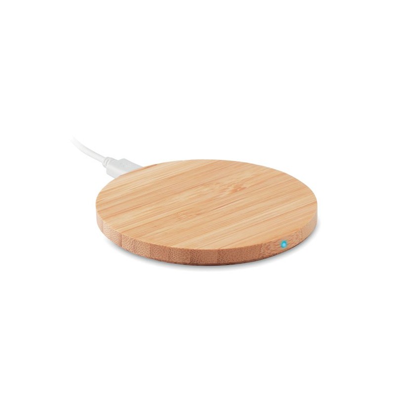 Chargeur sans fil en bambou Rundo Chargeur sans fil en bambou Rundo