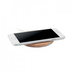 Chargeur sans fil en bambou Rundo 