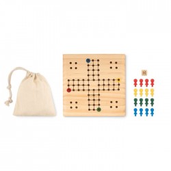 Solitaire en bois Ludo 