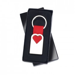 Porte clef coeur en métal      MO7155