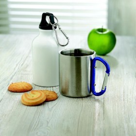Mug acier et anse mousqueton. Trumbo 